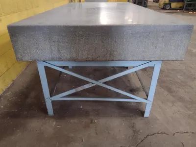 8' X 4' X 10" CHALLENGE PRECISION LAYOUT INSPECTION GRANITE TABLE: STOCK #23798