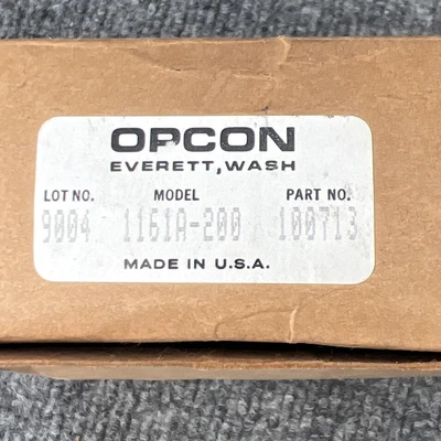 Used Opcon 1161A-200 Photoelectric Sensors California US | Davliegogo LLC #1706253