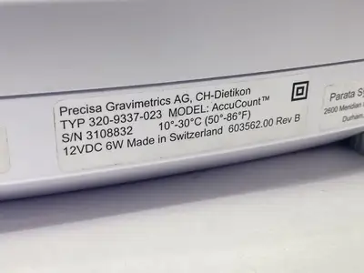 USED PARATA ACCUCOUNT BU 2010 CLASS II PHARMACEUTICAL SCALE