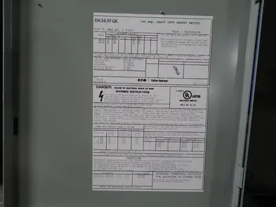 Eaton 100 A  Heavy Duty Switch