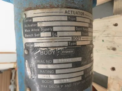 Fisher Control Valve type YS, size 2"-150