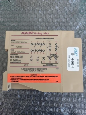 NEW Agastat DSCXX032XSPBXAA