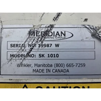 USED MERIDIAN MANUFACTURING INC. SK1010