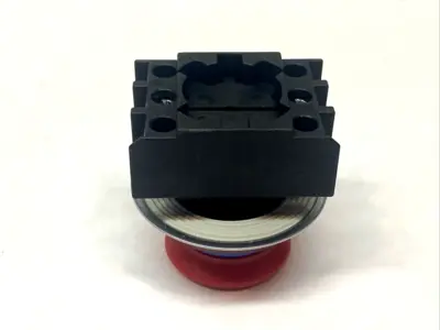 USED FREY MASCHINENBAU LIGHTED PUSH BUTTON, RED, STOP BUTTON M2F