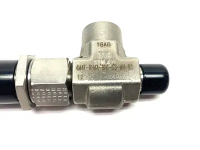 NEW PARKER HIGH PRESSURE RELIEF VALVE, MANUAL OVERRIDE, ANGLED