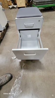 USED Poppin POPPIN MINI STOW 2 DRAWER WHITE