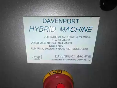 2021 DAVENPORT Hybrid Multi-Spindle Screw Machines (CNC) | Graff-Pinkert (9)