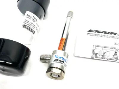 USED EXAIR STAINLESS STEEL VORTEX TUBE 15 SCFM/425 SLPM
