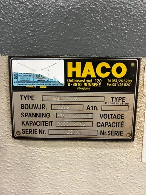 HACO HSLX 3013 Sheet Metal Shears | FERRIC Machinery, Inc. (3)