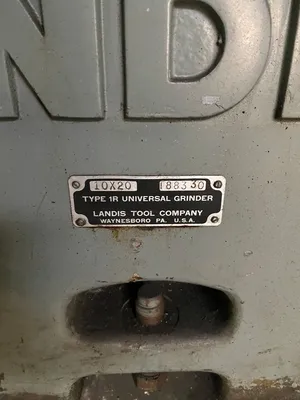 1981 LANDIS 1R 10 X 20 UNIVERSAL GRINDERS, CYLINDRICAL – UNIVERSAL | GCH Machinery (4)