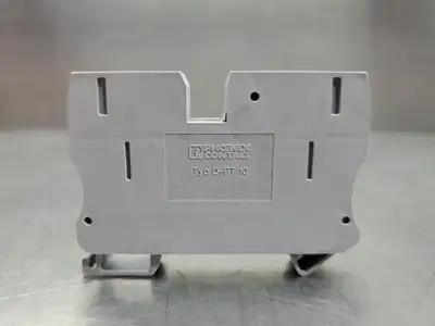 Phoenix Contact Typ PT 10PE Grey Term Block w/Typ DPT 10 End Barrier 4A41