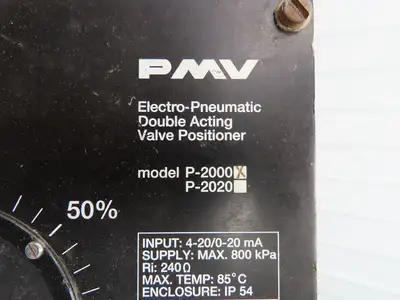 Jamesbury 4" Flanged Ball Valve Pneumatic Air Actuator PMV Positioner