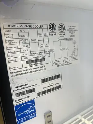 Used IDW G-7S Display Refrigerators Florida US | BAM Discount Restaurant Equipment #1308628