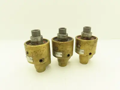 Deublin 257-098-135290 Rotary Union 1"UNS RH x 1/2"NPT  Lot of 3  *Bad Bearings*