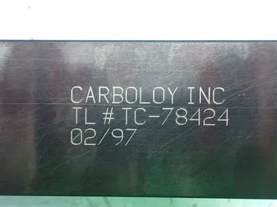 USED CARBOLOY INC TL # TC78424