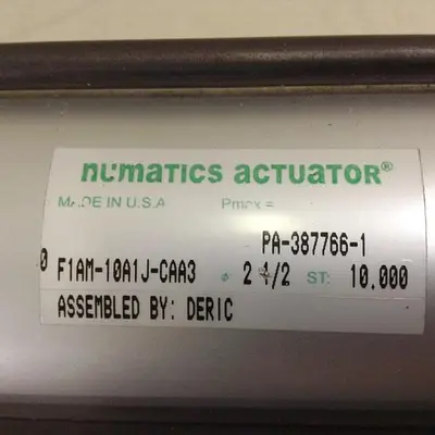 USED NUMATICS F1AM-10A1J-CAA3