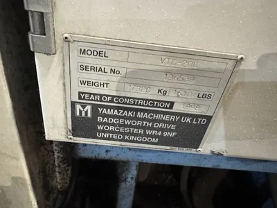 1998 MAZAK VTC 20 CNC Machines | Bowland Trading Ltd (10)