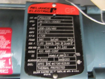 1/2 hp FanAm Inc Blower, polypropylene with XP motor