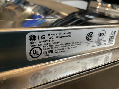 Used LG LDNTH753S Dishwashers Michigan US | Miedema Asset Management Group #1577961