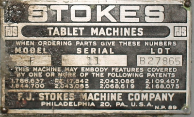 USED STOKES F
