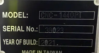 USED 2021 CLAUSING CNC1440PT