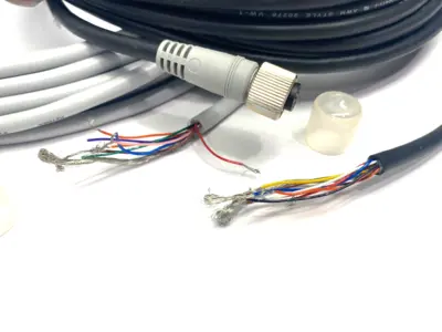 USED KEYENCE SAFETY LIGHT CURTAIN MAIN CABLE SET