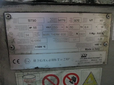 2012 IST solvent recovery still Printing & Converting, solvent recovery | Mark One Machinery (2)