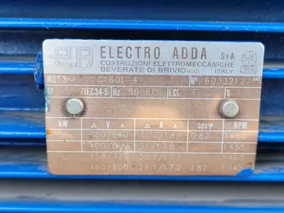 USED ELECTRO ADDA C160L-4