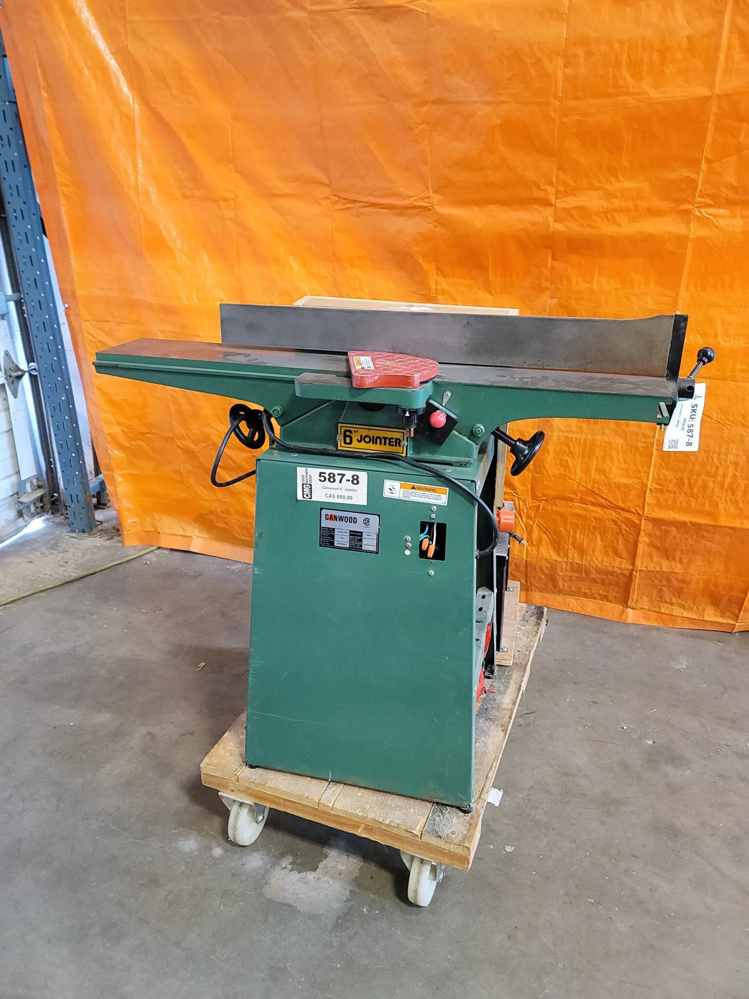 Canwood 6″ Jointer
