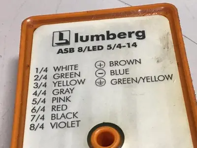 Used LUMBERG ASB 8/LED 5/4-14 Misc Electrical & Power Parts Michigan US | Ideal Machinery #1277123