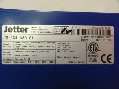 USED JETTER JM-208-480-S1