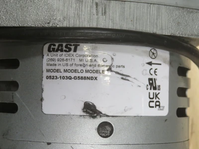 Used GAST _UNKNOWN_ Vacuum Pumps Texas US | OCO Industrial #1703877