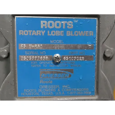 Used ROOTS DRESSER 45 U-RAI Blowers West Virginia US | JM Industrial #1465995