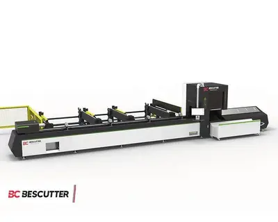 2026 BescutterTUBE MASTER 3000W - 4000W Fiber Laser Tube Cutting Machine