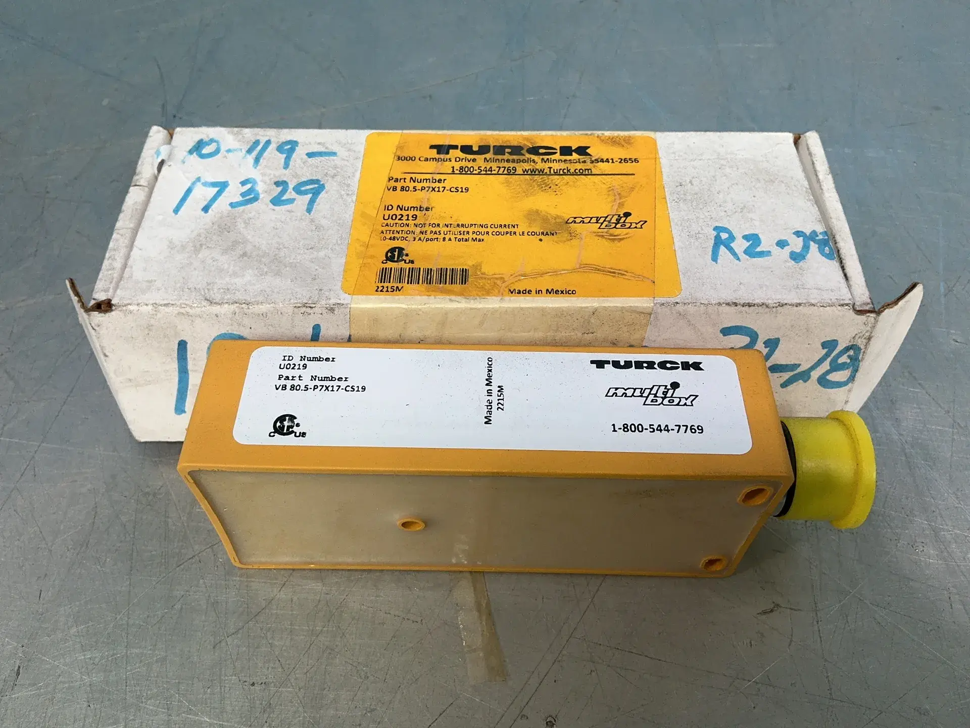 Used TURCK VB 80.5P7X17CS19 Electrical Boxes Ohio US | HGR 24 #1550077