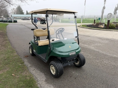 (1) 2014 E-Z-Go golf cart with a Kawasaki gas engine, does not include Club canopy or ball washer, f...