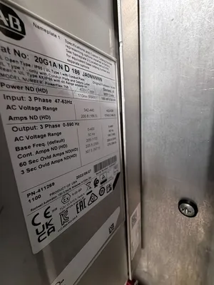 2023 Rockwell Automation 24G1AHD186JA6NNNNN-ND-AD-B1-F1-IB-L1-MN-P7-S54 Electrical Panels | Yellow Tag Capital Recovery (9)