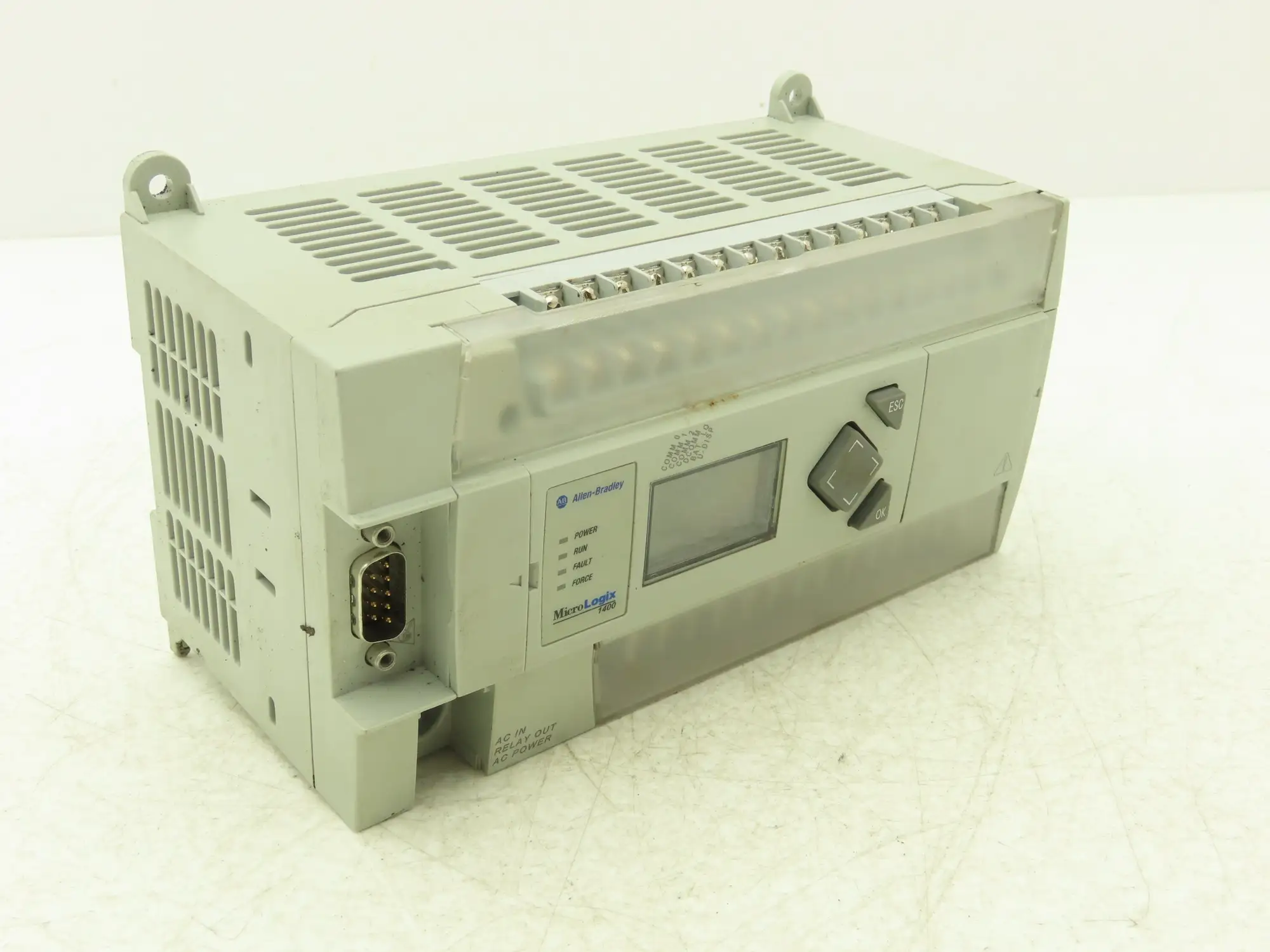 Allen Bradley 1766-L32AWA MicroLogix 1400 Controller Module 32Pt Series C. FW 21