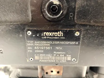 Used Bosch Rexroth R902205996, AA4VG56HWDL2/32R-NSC52F025F-S Hydraulic Pumps Michigan US | Maverick Industrial Sales #1486149