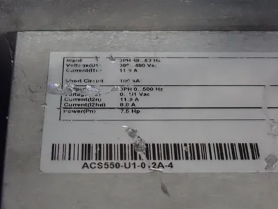 Used ABB ACS550U1012A4 Variable Speed Drives Ohio US | HGR 24 #782559
