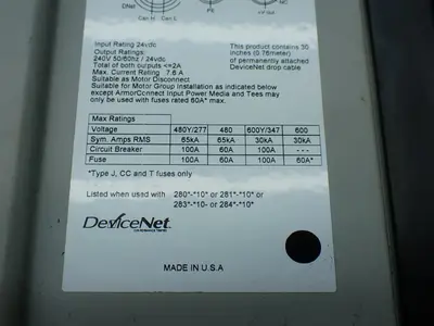 USED ALLENBRADLEY 280DFN10R