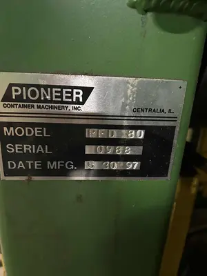 80" Pioneer Flatbed Die Cutter