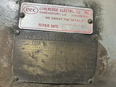 WESTINGHOUSE CS INDUCTION MOTOR 100HP 440V 505FR 1775RPM