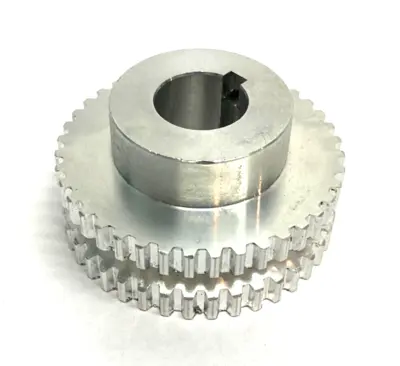USED BRECOFLEX TIMING PULLEY ALUMINUM BODY 40-TOOTH W/ KEYWAY