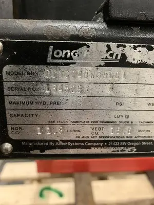 LONGREACH FORKLIFT ATTACHMENT CLASS II