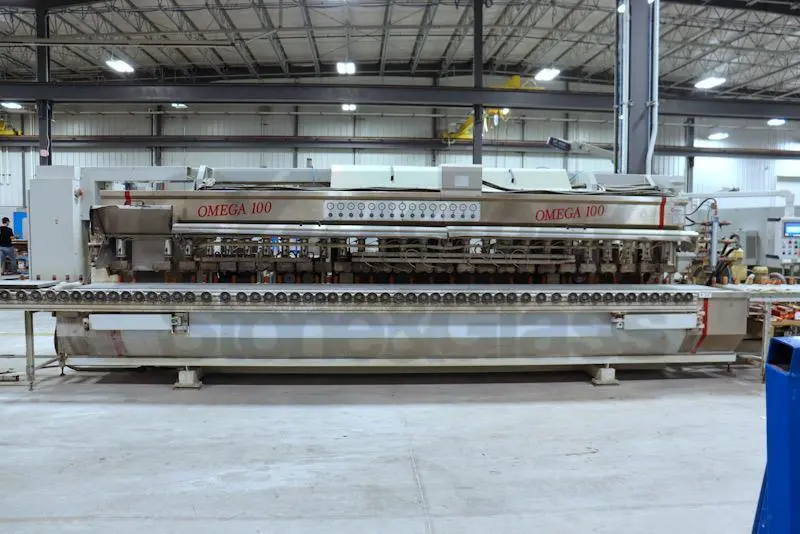 Used 2013 COMANDULLI Omega 100 SX (8+4) Polishing Machinery including Buffers Michigan US | STONE EQUIPMENT WAREHOUSE #1553145
