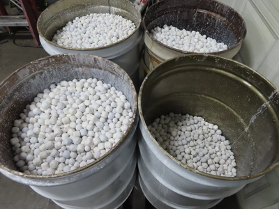 Alumina Pebble Mill Media, 3300 lbs.