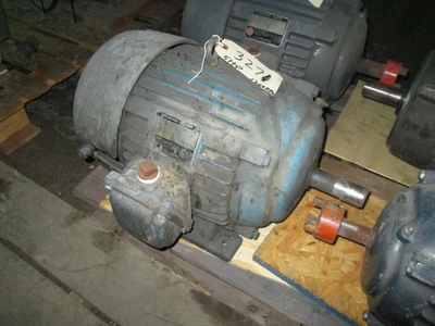 5 HP US Motors Electrical Motor, 1200 RPM