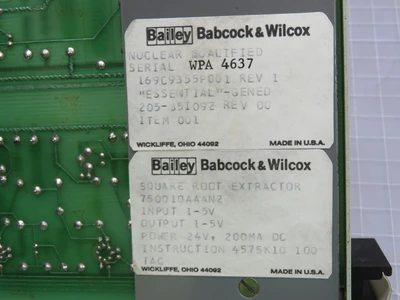 Used BABCOCK _UNKNOWN_ CNC & N/C Controls Texas US | OCO Industrial #1686873