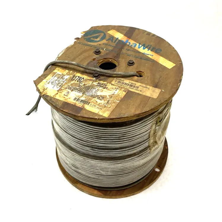 Used ALPHA WIRE 1178C SL001 COMMUNICATION & CONTROL CABLE 8-CONDUCTOR 1000FT SLAT Cable & Wire | Maverick Industrial Sales #1101682